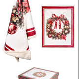 Plaid con Scatola Nuvole di Stoffa 130x160cm - Christmas is Coming