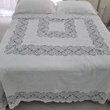 Tris Lino e Pizzo Rebrodè I Maestri Del Ricamo