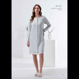 Camicia da Notte Aperta Donna Andra 9856