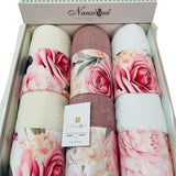 Set Asciugamani Spugna 3+3 Nausica