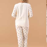 Pigiama Donna Girocollo in Caldo Cotone MaryHome 6P85009