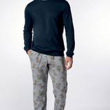 Pigiama Girocollo Unisex Caldo Cotone Perofil VPRT93206