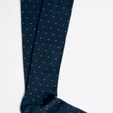 Calza Lunga in Caldo Cotone Uomo Perofil Pois Color