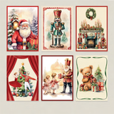 Set Da 6 Strofinacci Maestri Cotonieri Natalizi