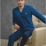 Pigiama Uomo Aperto in Caldo Cotone Il Granchio GP2093