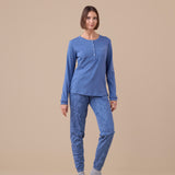 Pigiama Donna Caldo Cotone Noi di Notte FA9435AS