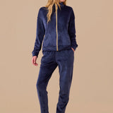 Pigiama Donna in Ciniglia con Zip Noi Di Notte FA9350