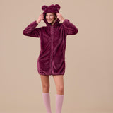 Vestaglia Donna Eco-Pelliccia Noi di Notte GE3013AS