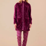 Vestaglia con Zip in Pelliccia Donna Noi Di Notte GE3009