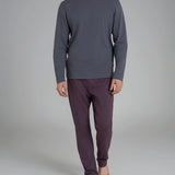 Pigiama Uomo Caldo Cotone Girocollo Lungo U960NQ