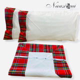 Lenzuola Matrimoniale Natalizia Nausica Scozzese