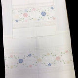 Coppia 1+1 Asciugamani Lino Ricamato Bellavia NB475