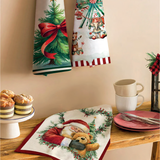 Set da 3 Strofinacci In Cotone Maestri Cotonieri Decoro