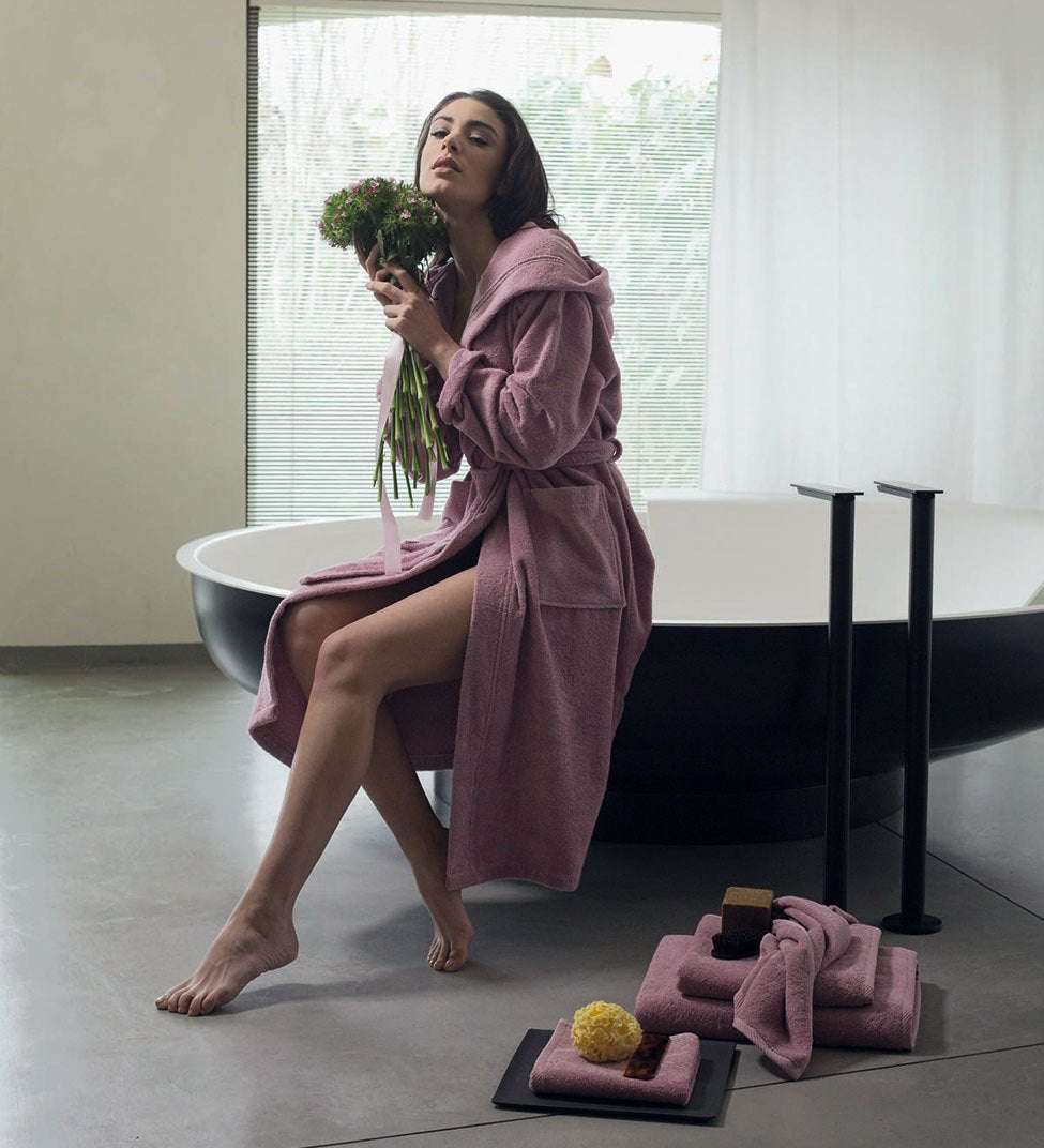 Accappatoio con cappuccio Dondi Ti Amo - Biancheria da sogno Pedata