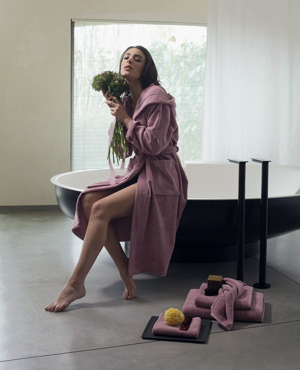 Accappatoio con cappuccio Dondi Ti Amo - Biancheria da sogno Pedata