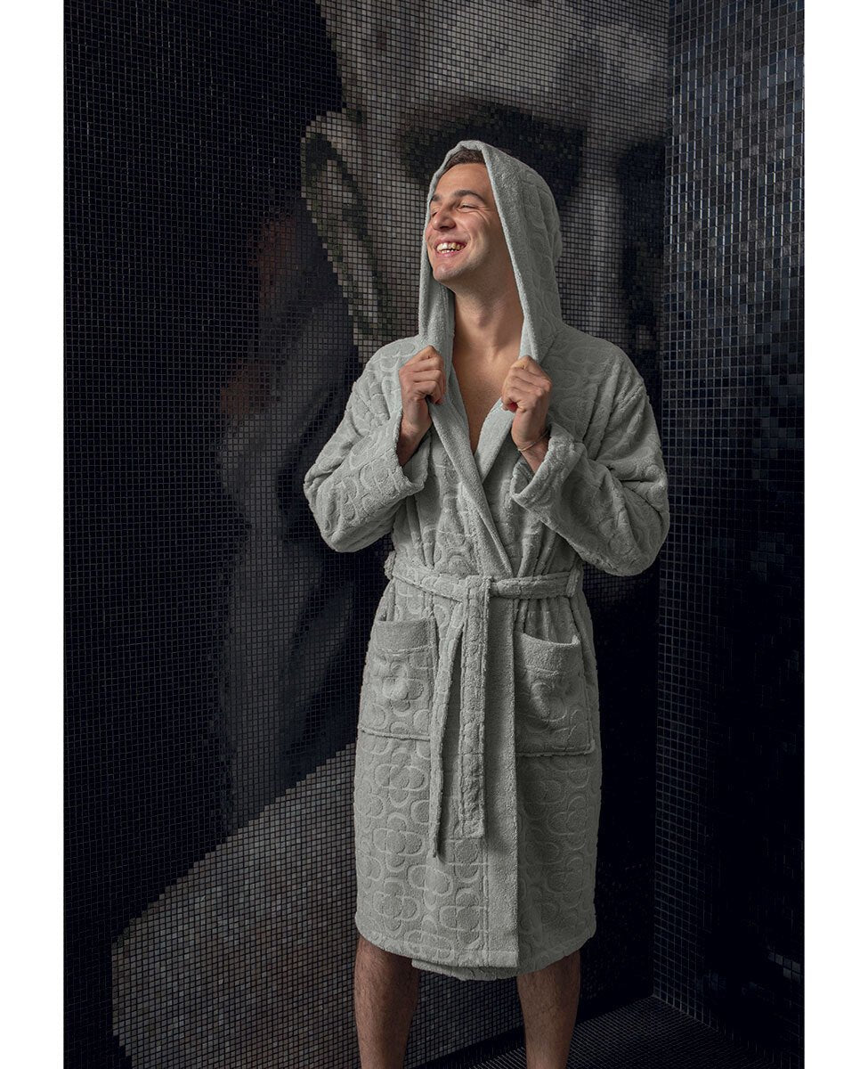 Accappatoio con cappuccio Dondi Trend - Biancheria da sogno Pedata