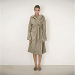 Accappatoio Con Cappuccio Fazzini Square - Biancheria da sogno Pedata