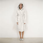 Accappatoio Con Cappuccio Fazzini Square - Biancheria da sogno Pedata