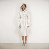 Accappatoio Con Cappuccio Fazzini Square - Biancheria da sogno Pedata