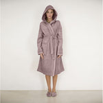 Accappatoio Con Cappuccio Fazzini Square - Biancheria da sogno Pedata