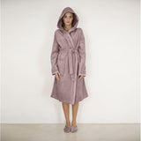 Accappatoio Con Cappuccio Fazzini Square - Biancheria da sogno Pedata