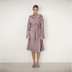 Accappatoio Con Cappuccio Fazzini Square - Biancheria da sogno Pedata