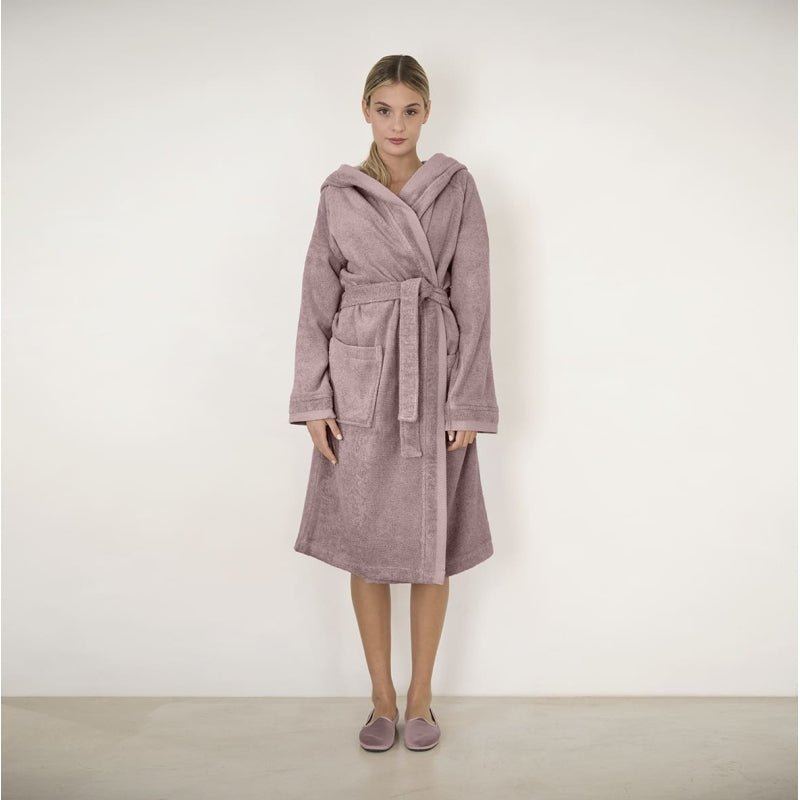 Accappatoio Con Cappuccio Fazzini Square - Biancheria da sogno Pedata