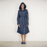 Accappatoio Con Cappuccio Fazzini Square - Biancheria da sogno Pedata