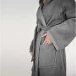 Accappatoio Con Cappuccio Fazzini Square - Biancheria da sogno Pedata