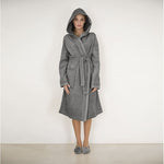 Accappatoio Con Cappuccio Fazzini Square - Biancheria da sogno Pedata