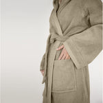 Accappatoio Con Cappuccio Fazzini Square - Biancheria da sogno Pedata