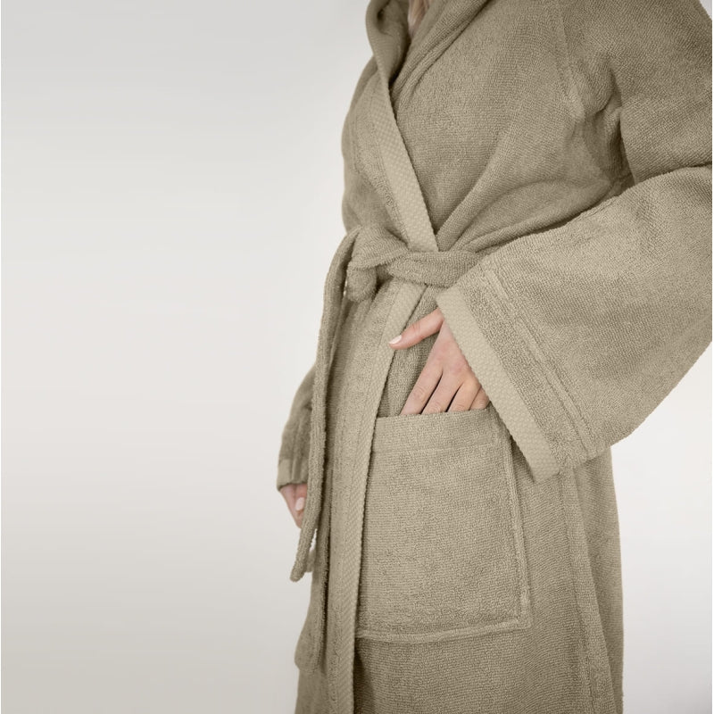 Accappatoio Con Cappuccio Fazzini Square - Biancheria da sogno Pedata