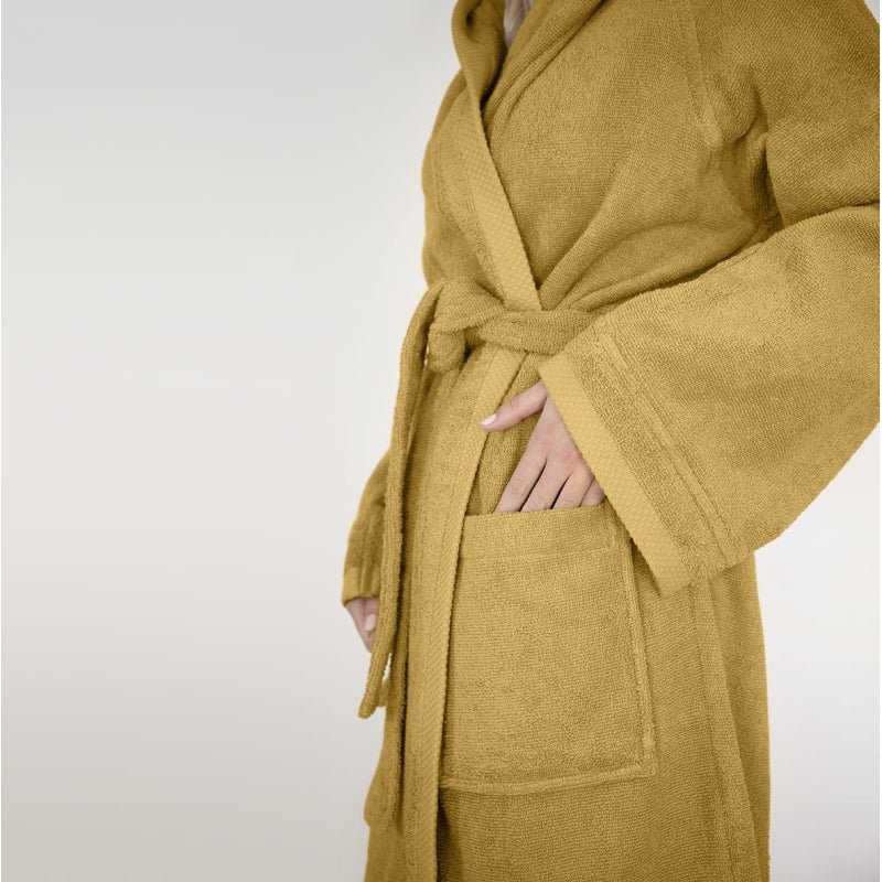 Accappatoio Con Cappuccio Fazzini Square - Biancheria da sogno Pedata