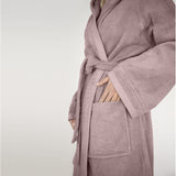 Accappatoio Con Cappuccio Fazzini Square - Biancheria da sogno Pedata