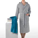 Accappatoio Con Cappuccio Trussardi GreyHound - Biancheria da sogno Pedata