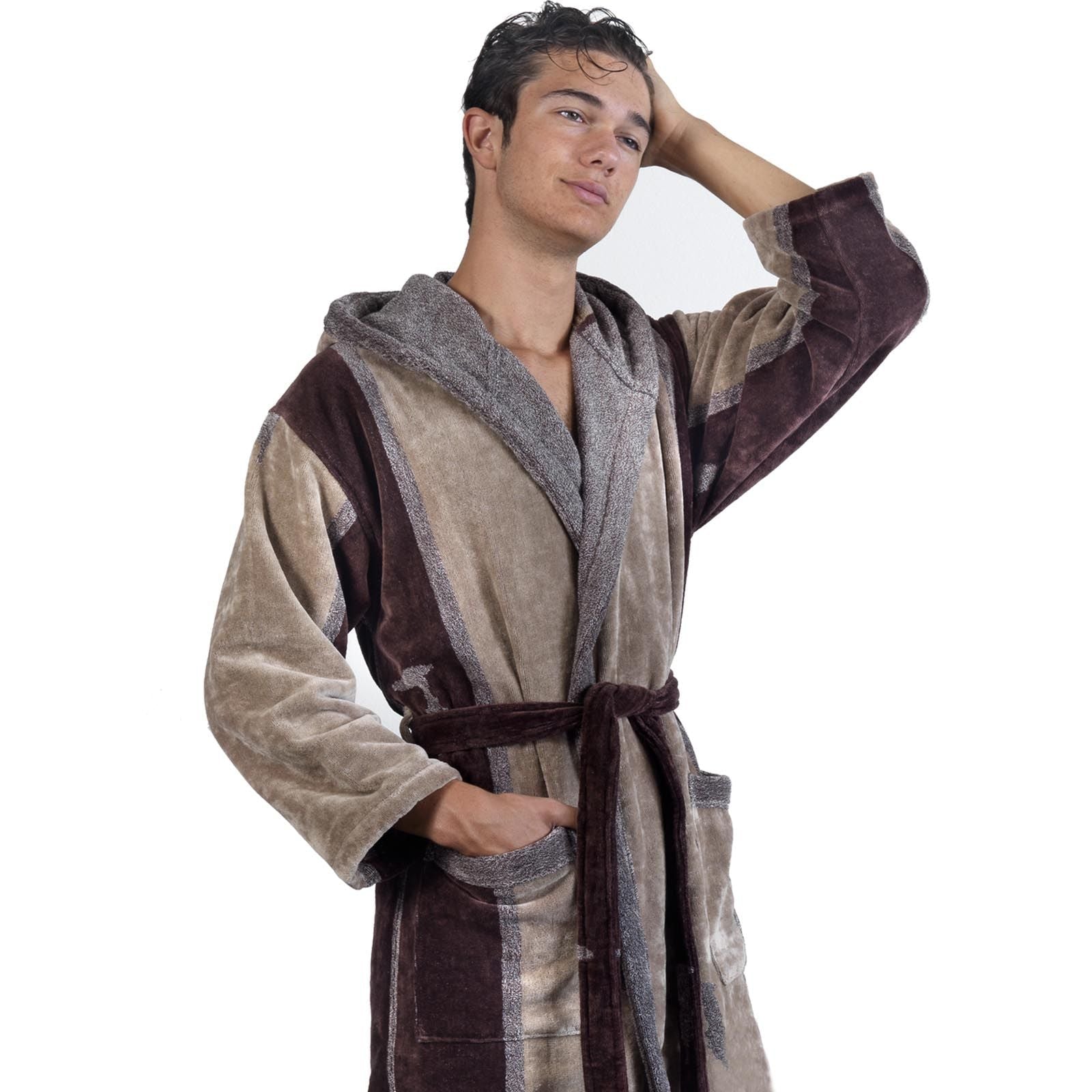 Accappatoio Con Cappuccio Trussardi Milano - Biancheria da sogno Pedata