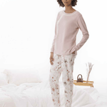 Amadine Pigiama Donna Rasogola in C. Cotone D3223 - Biancheria da sogno Pedata