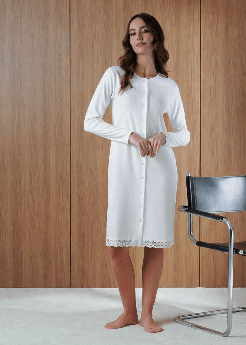 Andra Camicia Donna Aperta 10025 - Biancheria da sogno Pedata