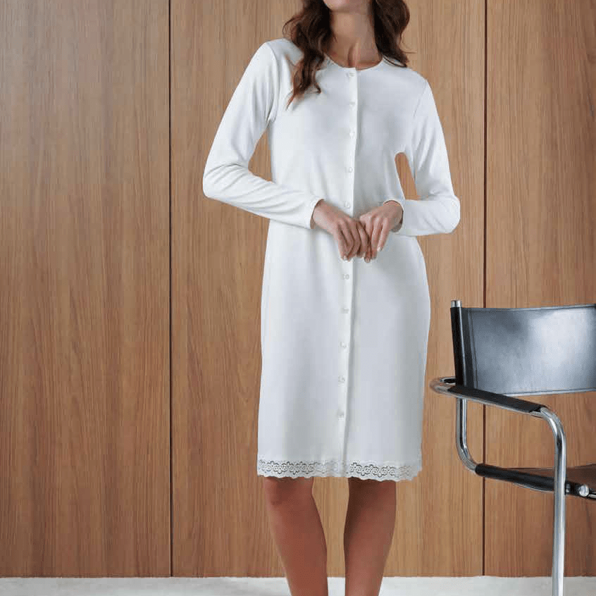 Andra Camicia Donna Aperta 10025 - Biancheria da sogno Pedata