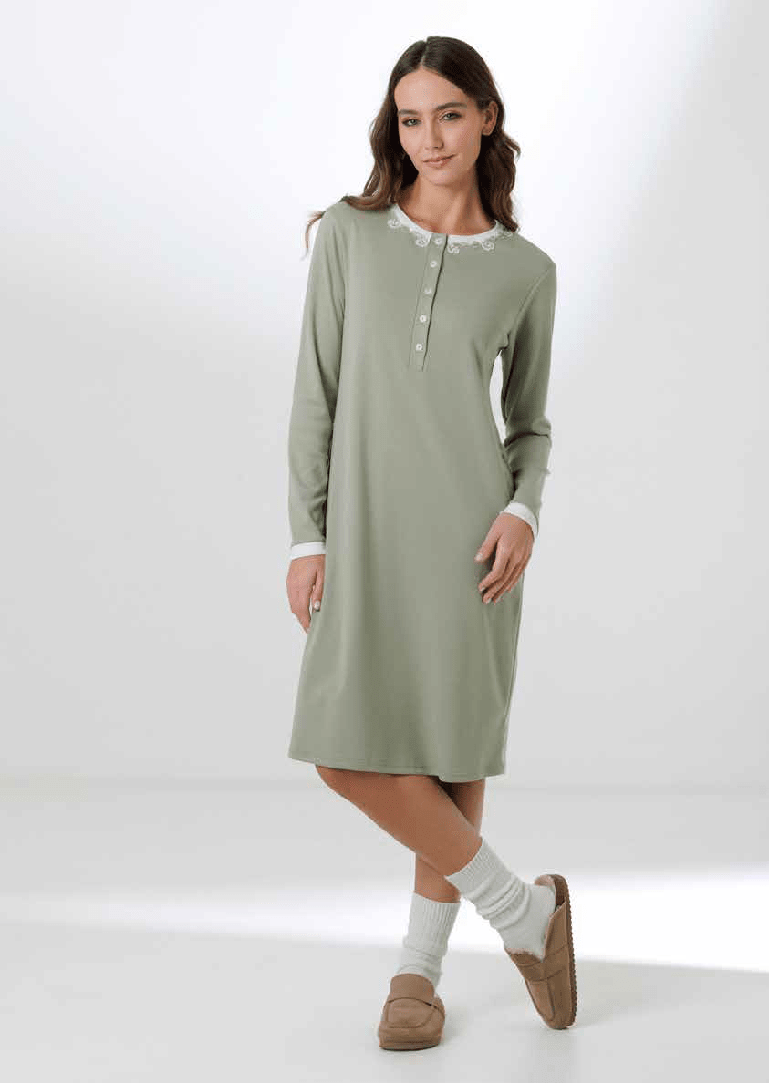 Andra Camicia Serafino C. Cotone 10012 - Biancheria da sogno Pedata