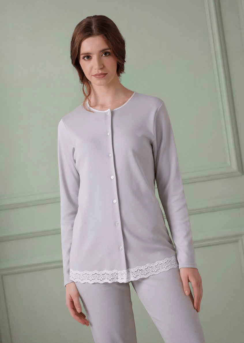 Andra Pigiama Donna Aperto 10027 - Biancheria da sogno Pedata