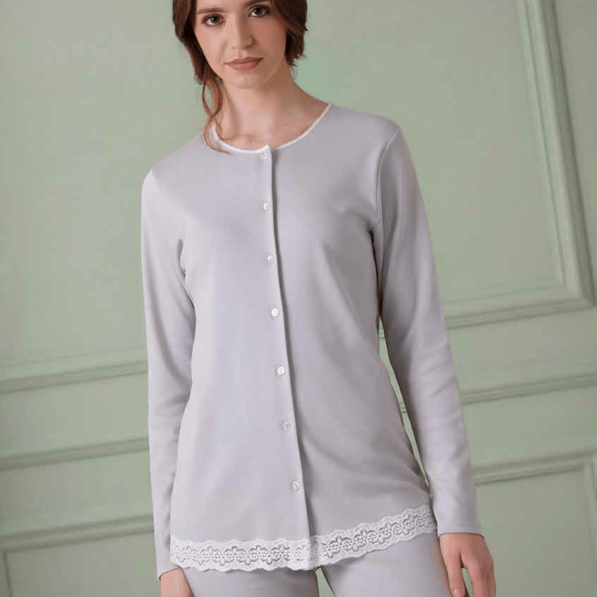 Andra Pigiama Donna Aperto 10027 - Biancheria da sogno Pedata