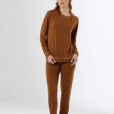 Andra Pigiama Donna Rasogola Viscosa 10069 - Biancheria da sogno Pedata