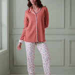 Andra Pigiama Donna T. Uomo C.Cotone 10038 - Biancheria da sogno Pedata