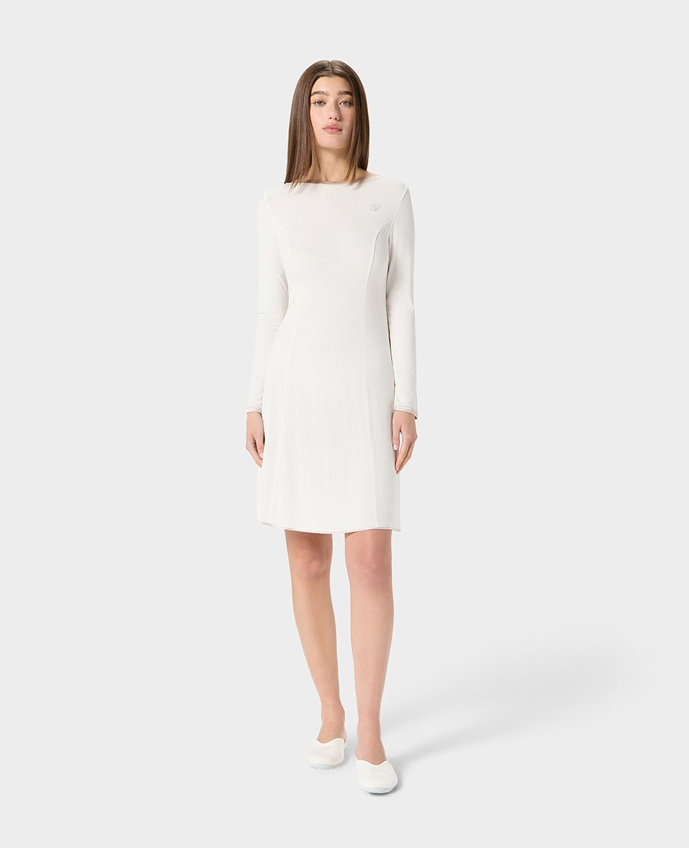 Blumarine Abito Manica Lunga Donna in Seta Incanto - Biancheria da sogno Pedata