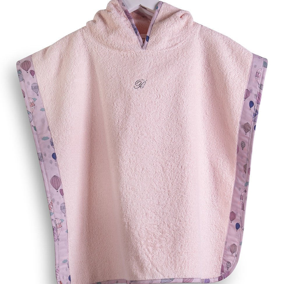 Blumarine Baby Poncho in Spugna Mongolfiera - Biancheria da sogno Pedata