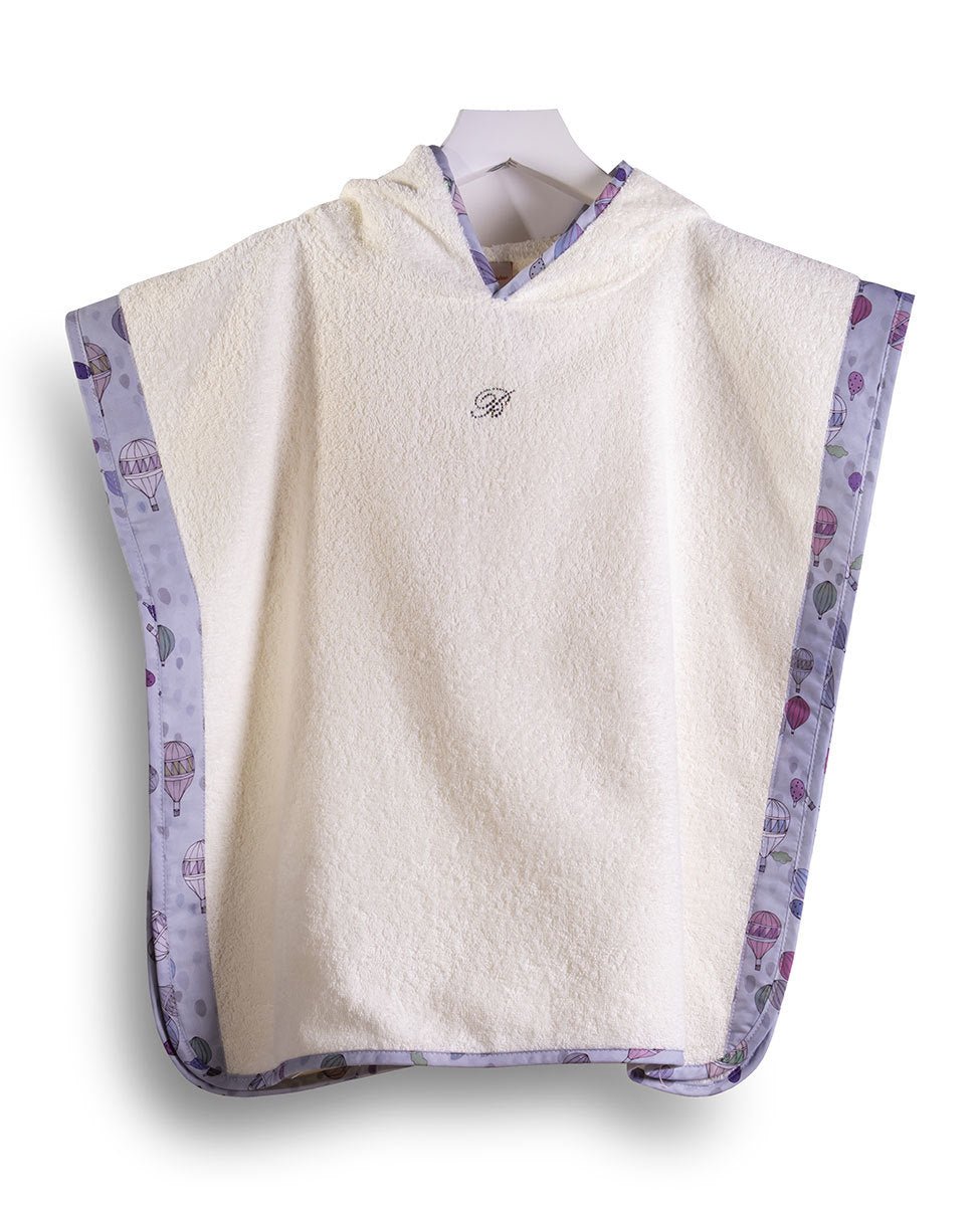 Blumarine Baby Poncho in Spugna Mongolfiera - Biancheria da sogno Pedata