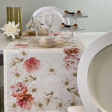 Blumarine Runner in Lino 50x150Cm Brook - Biancheria da sogno Pedata
