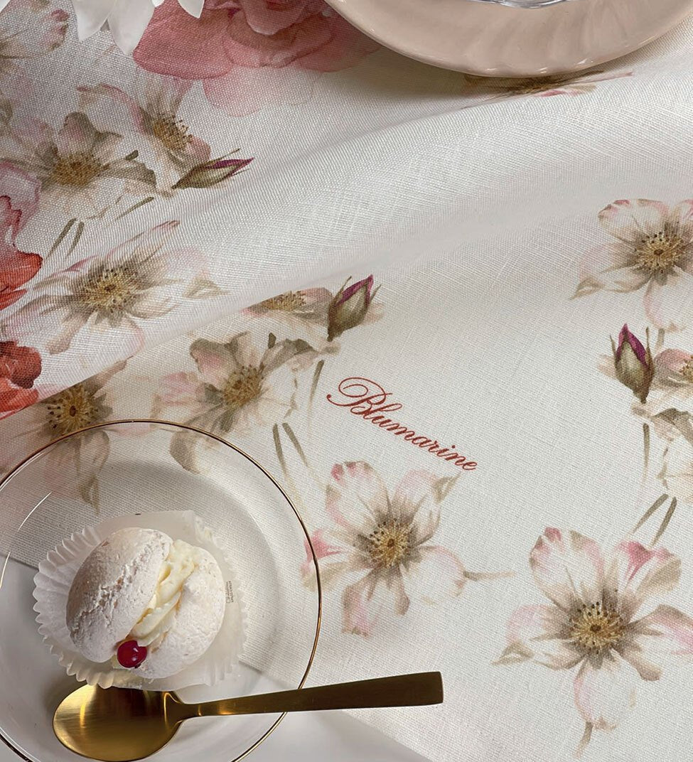 Blumarine Runner in Lino 50x150Cm Brook - Biancheria da sogno Pedata