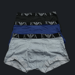 Boxer Emporio Armani TriPack Blu - Biancheria da sogno Pedata